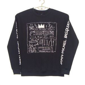 NWOT Jean-Michel Basquiat Beat Bop Unisex Sweatshirt Goodie Two Sleeves